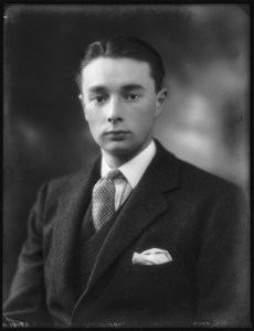 NPG x122801; Sir Ian Peter Andrew Monro Walker-Okeover, 3rd Bt by Bassano