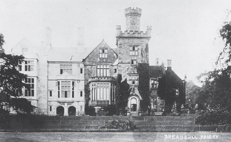 South front Breadsall Priory c1900 (Frank Eade)