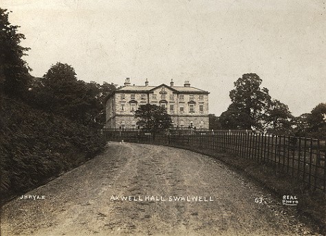 002476:Axwell Park Blaydon. Black-and-white photograph around 1920