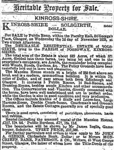 The Scotsman (11 Oct 1898)