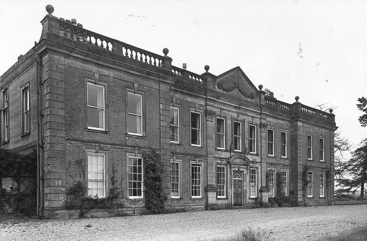 Oakley Hall in 1960s (Staffordshire County Council)