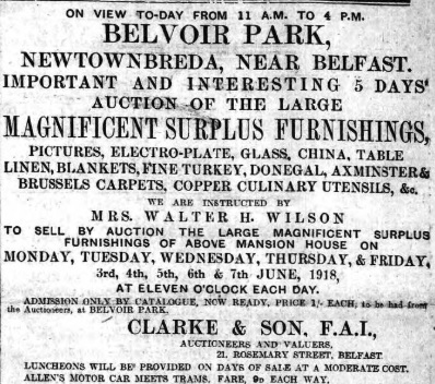 Belfast News-Letter 1 Jun 1918 (BNA)