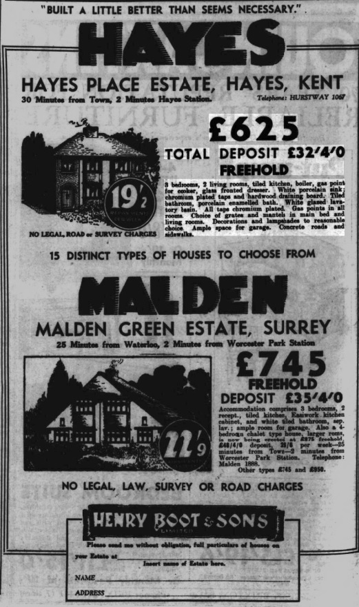 Henry Boot - Norwood News - 26 May 1933 - BNA