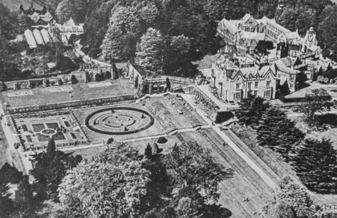 lilleshall hall - aerial mid c20 - shropshire history 9